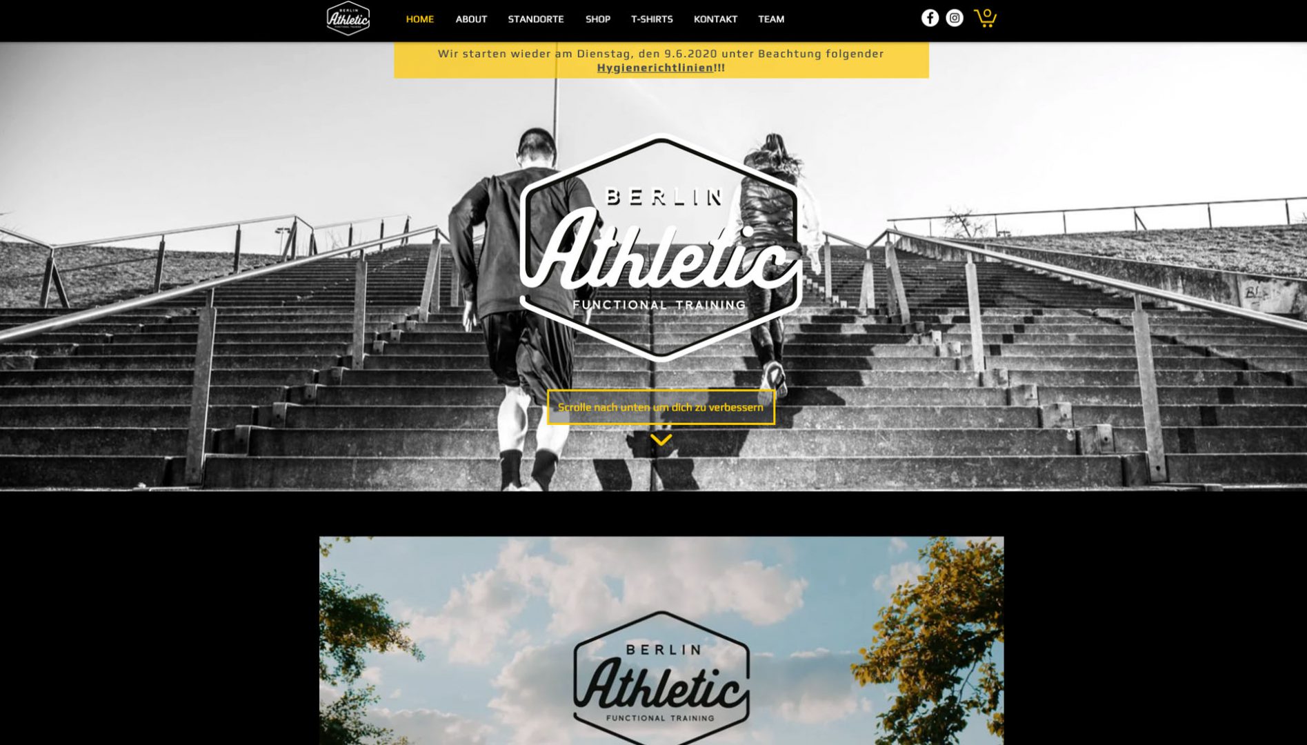 Berlin Athletic best fitness design example