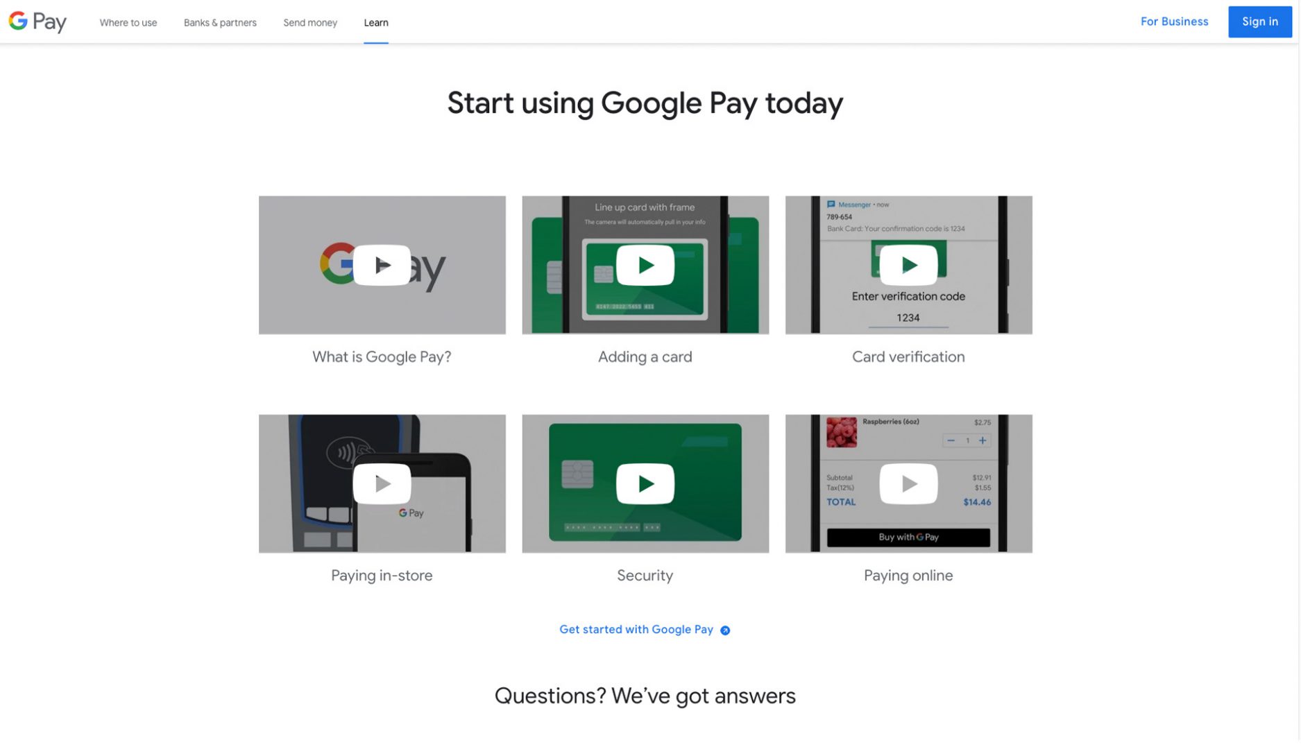 Google Pay: trusted payment solution