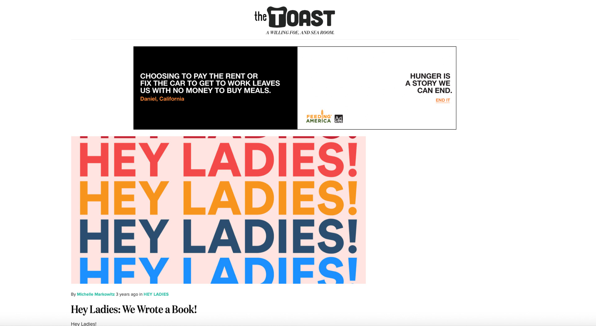 The Toast: funniest website