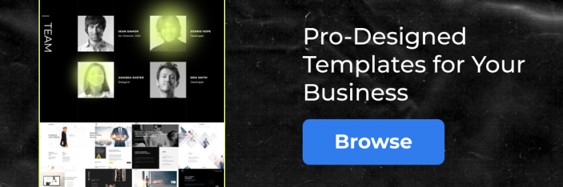 pro designed templates for your business