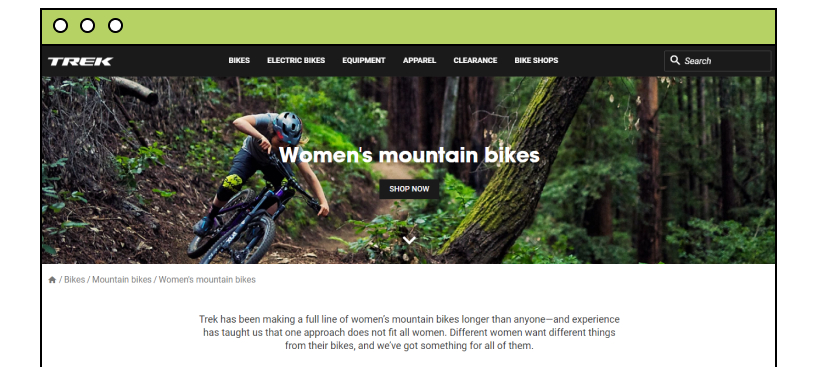 TREK website