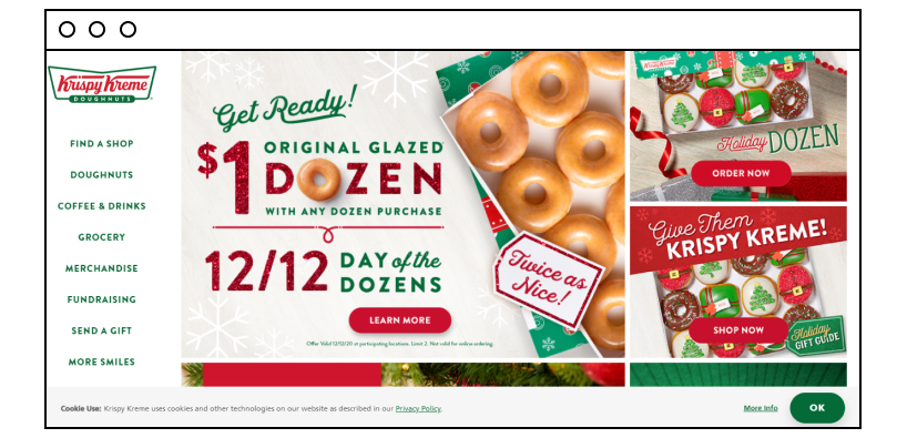 Krispy Kreme website