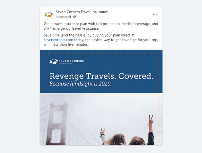 Seven Corners Travel Insurance website