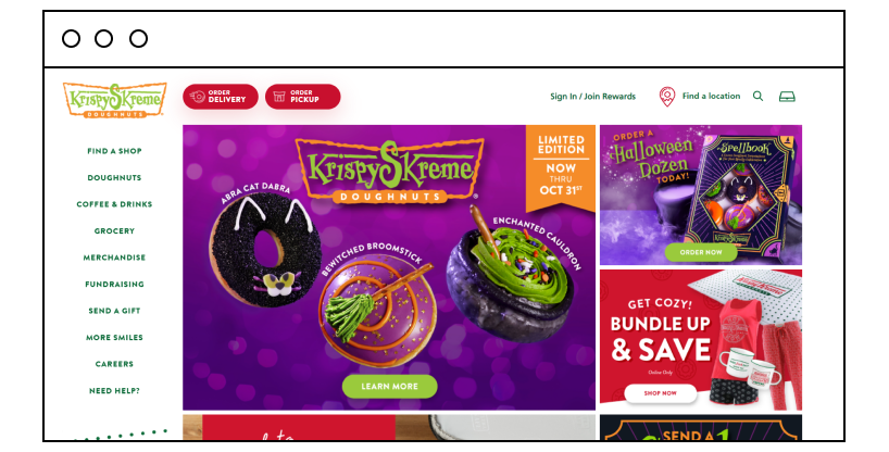 Krispy Skreme website